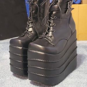 Platform Ankle Boots